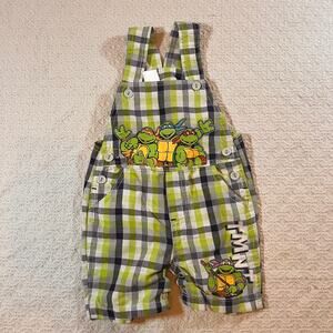 Teenage Mutant Ninja Turtle TMNT Vintage Overalls 18 Months
